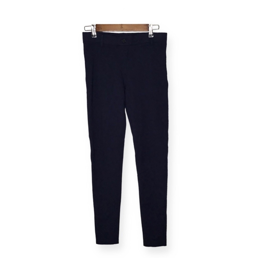 Betabrand Skinny-Leg Classic Dress Pant Yoga Pants In Navy Size Small Long.
